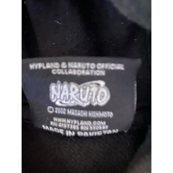 NARUTO x Hypland Size M Hoodie Sweatshirt Shippuden Akatsuki Clouds 46"ch 26"L - Picture 5 of 8